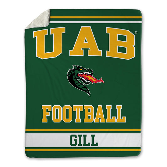 UAB - NCAA Football : Cd Gill - Blanket-0