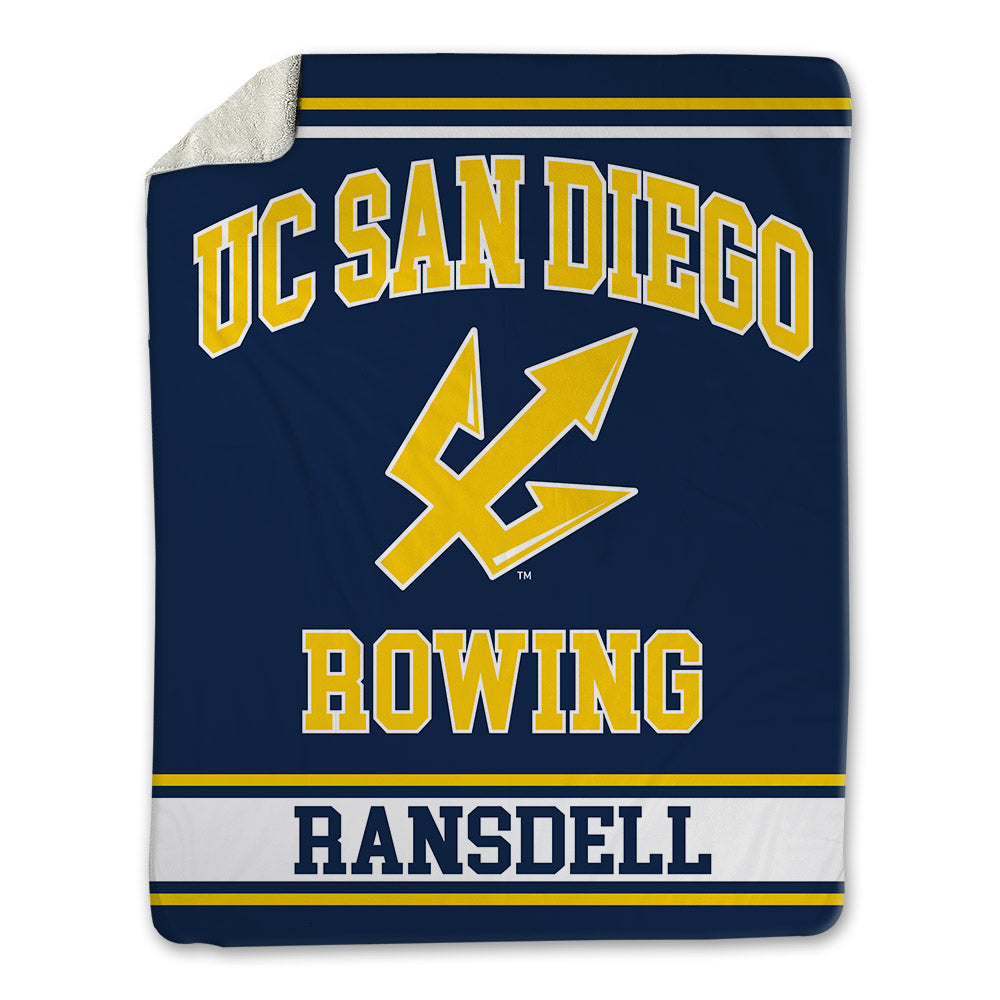 UCSD - NCAA Women's Rowing : Josephine Ransdell - Blanket-0