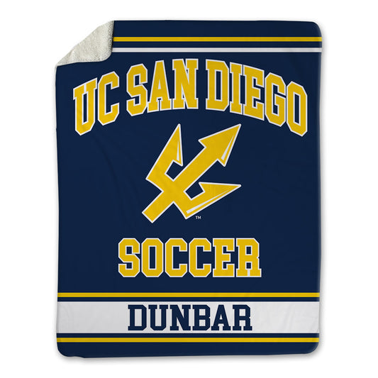 UCSD - NCAA Men's Soccer : Adam Dunbar - Blanket-0