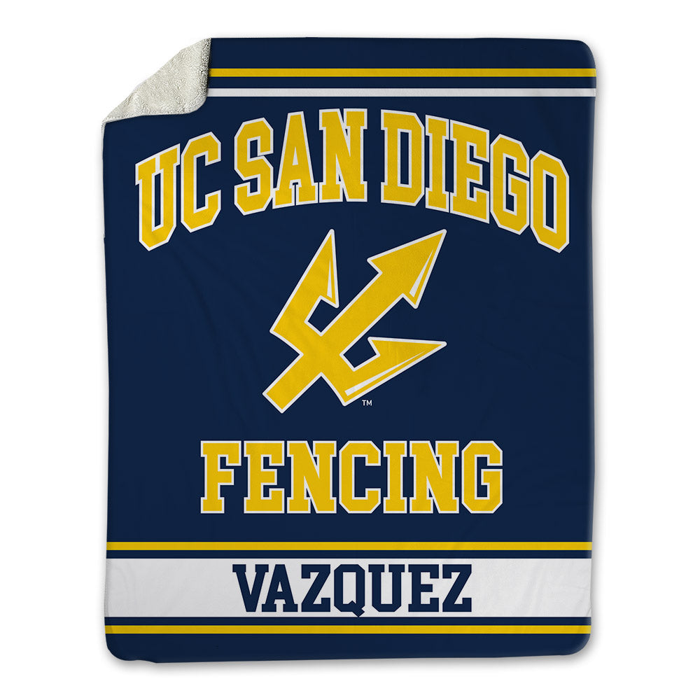 UCSD - NCAA Men's Fencing : Zander Vazquez - Blanket-0