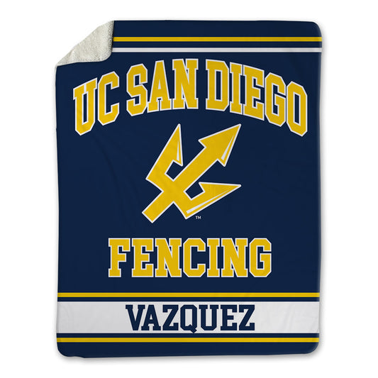 UCSD - NCAA Men's Fencing : Zander Vazquez - Blanket-0