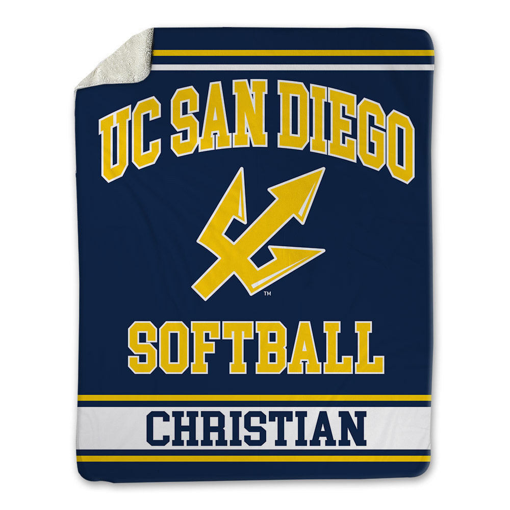 UCSD - NCAA Softball : Callie Christian - Blanket-0