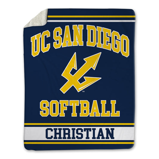 UCSD - NCAA Softball : Callie Christian - Blanket-0