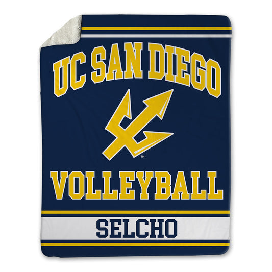 UCSD - NCAA Men's Volleyball : Peter Selcho - Blanket-0