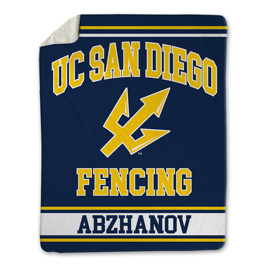 UCSD - NCAA Men's Fencing : Nurzhan Abzhanov - Blanket-0