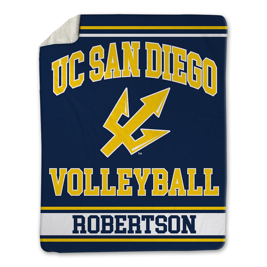UCSD - NCAA Men's Volleyball : Michael Robertson - Blanket-0