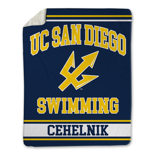 UCSD - NCAA Men's Swimming : Hunter Cehelnik - Blanket-0
