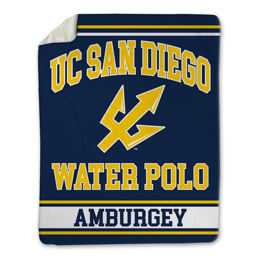 UCSD - NCAA Men's Water Polo : Liam Amburgey - Blanket-0