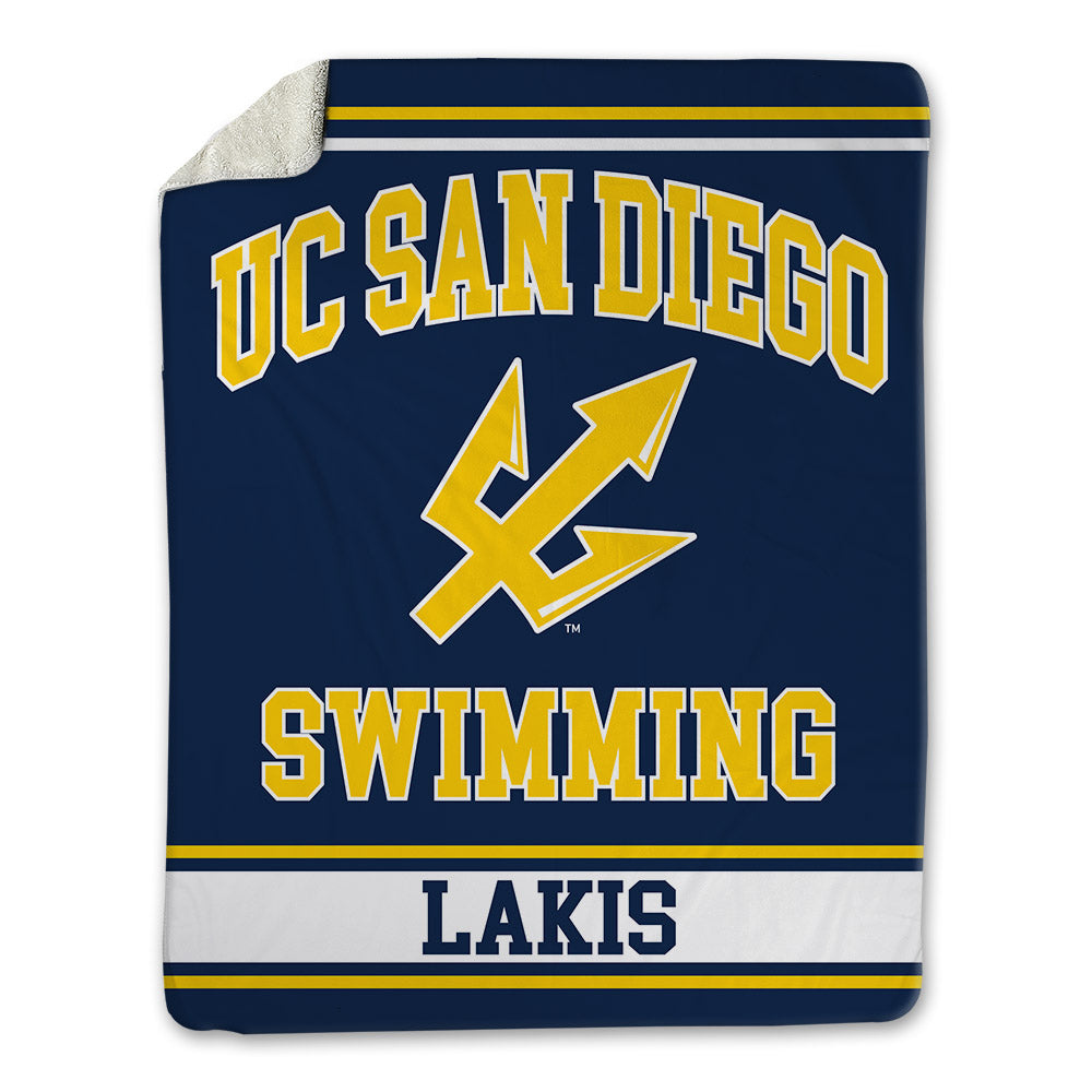 UCSD - NCAA Men's Swimming : Logan Lakis - Blanket-0