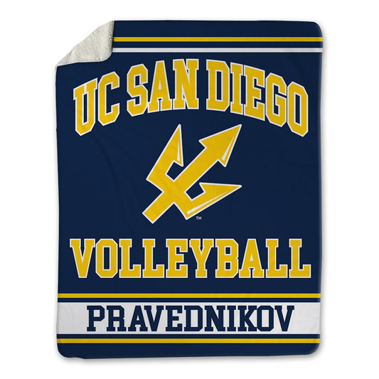 UCSD - NCAA Men's Volleyball : Leo Pravednikov - Blanket-0