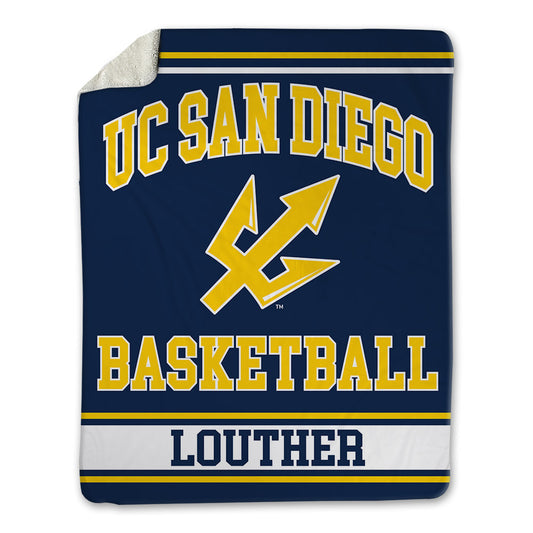 UCSD - NCAA Women's Basketball : Gabby Louther - Blanket-0