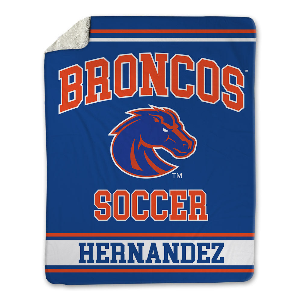 Boise State - NCAA Women's Soccer : Alina Hernandez - Blanket-0