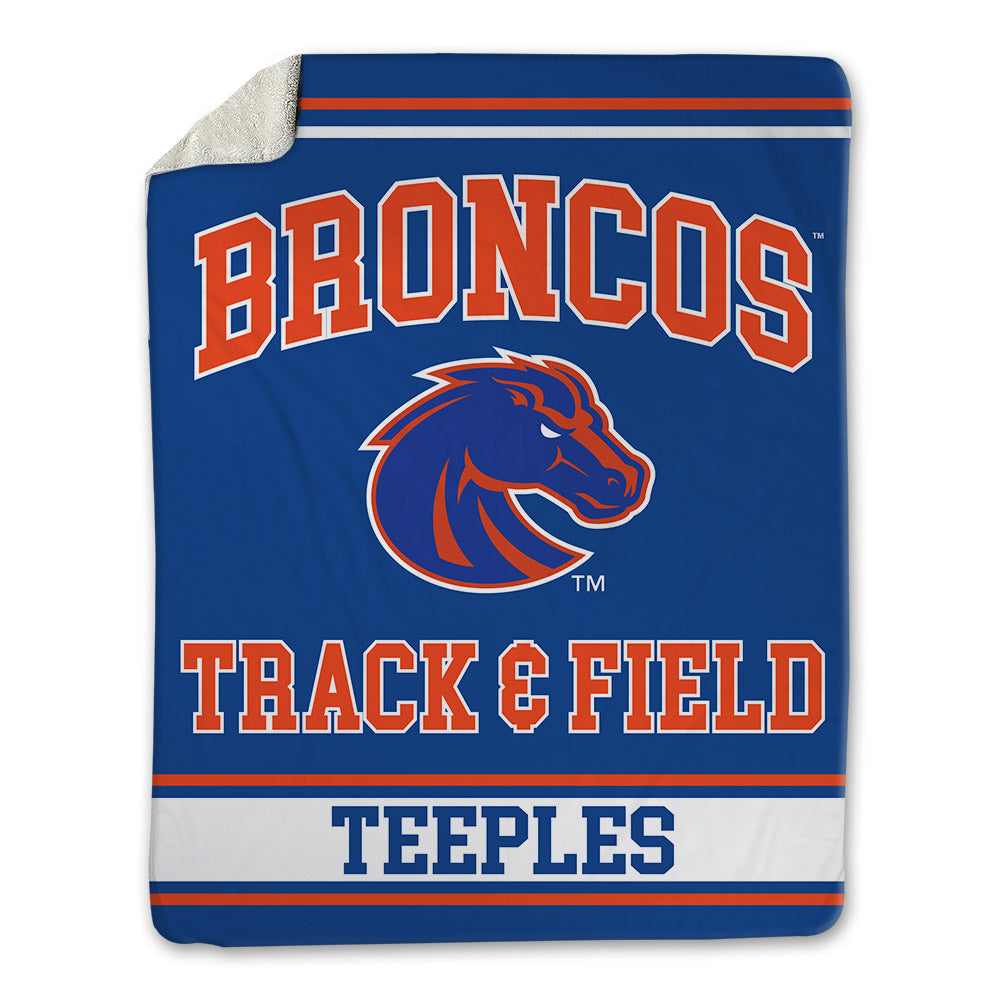 Boise State - NCAA Men's Track & Field : Ezra Teeples - Blanket-0