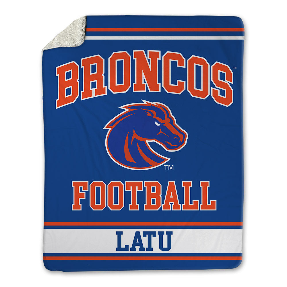 Boise State - NCAA Football : David Latu - Blanket-0