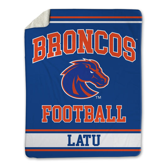Boise State - NCAA Football : David Latu - Blanket-0