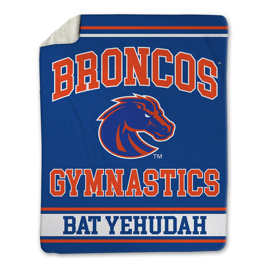 Boise State - NCAA Women's Gymnastics : Nesia Bat Yehudah - Blanket-0