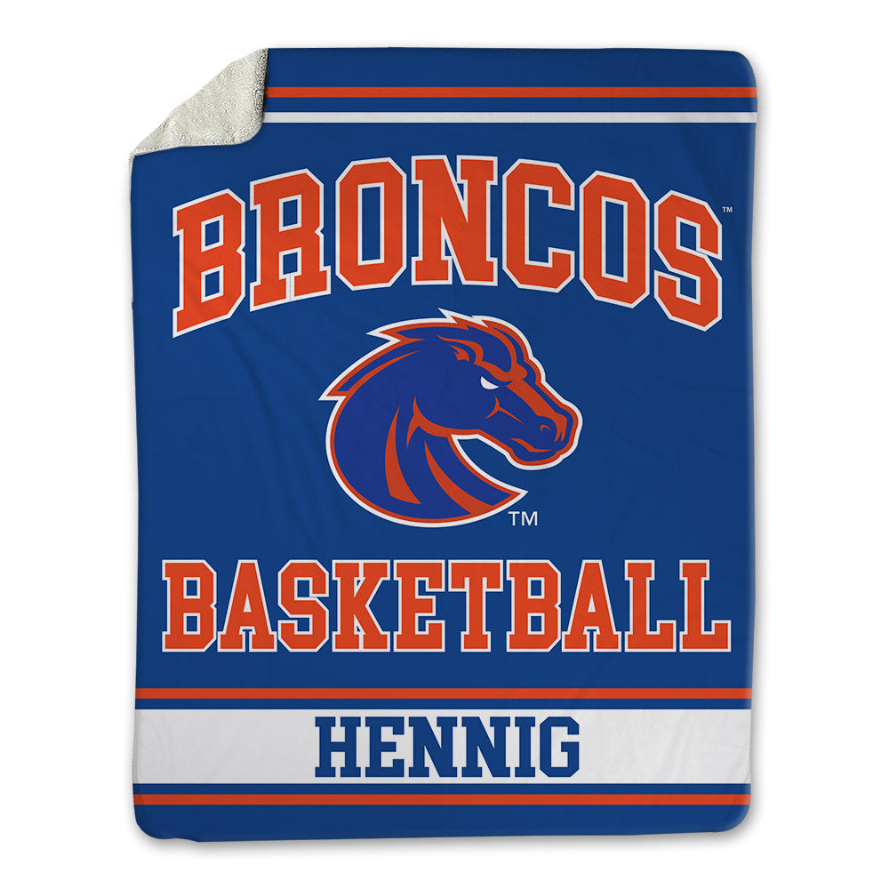 Boise State - NCAA Men's Basketball : Brady Hennig - Blanket-0