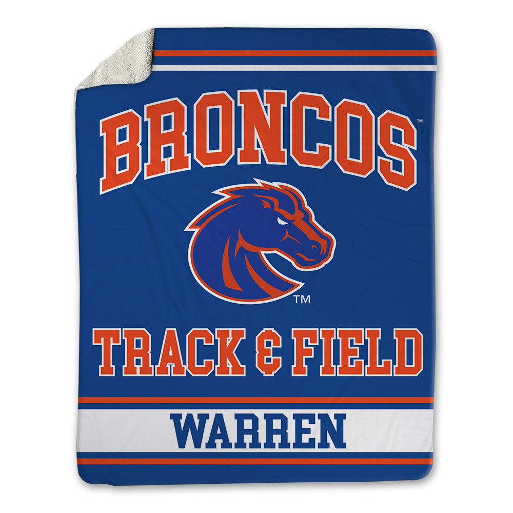 Boise State - NCAA Men's Track & Field : DJ Warren - Blanket-0