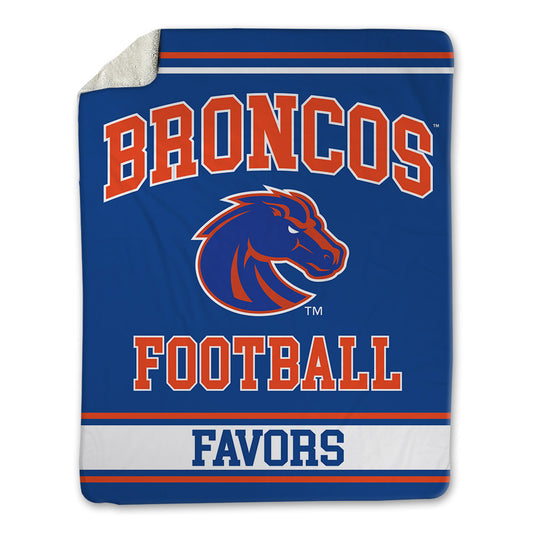 Boise State - NCAA Football : Terrious Favors - Blanket-0