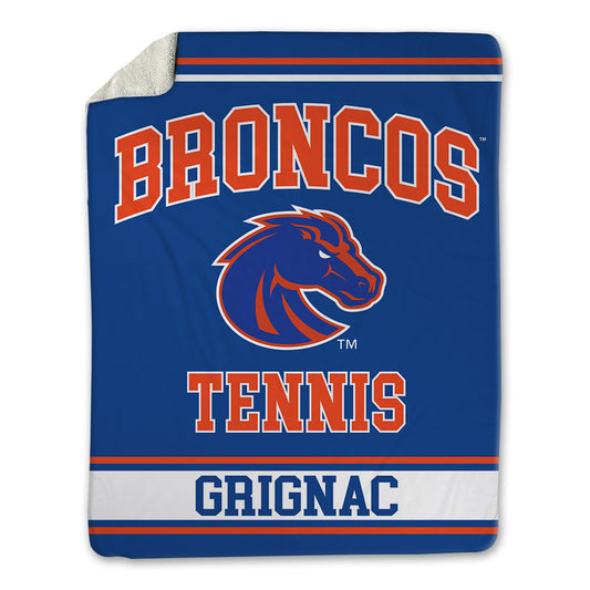 Boise State - NCAA Women's Tennis : Carla Grignac - Blanket-0