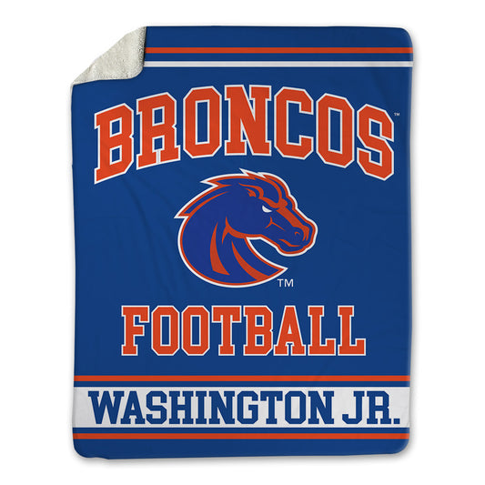 Boise State - NCAA Football : JeRico Washington Jr. - Blanket-0