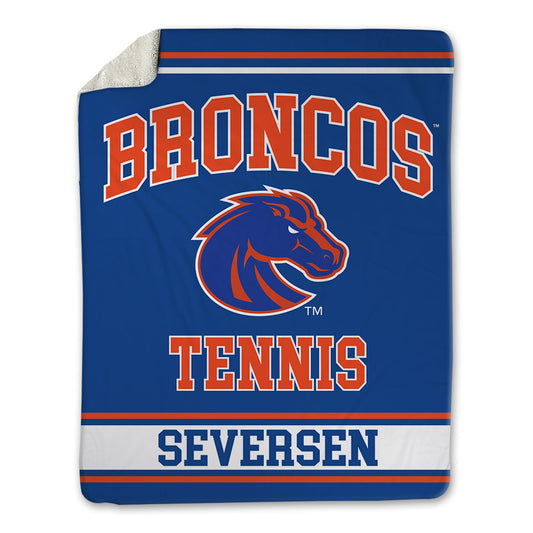 Boise State - NCAA Men's Tennis : Michael Seversen - Blanket-0