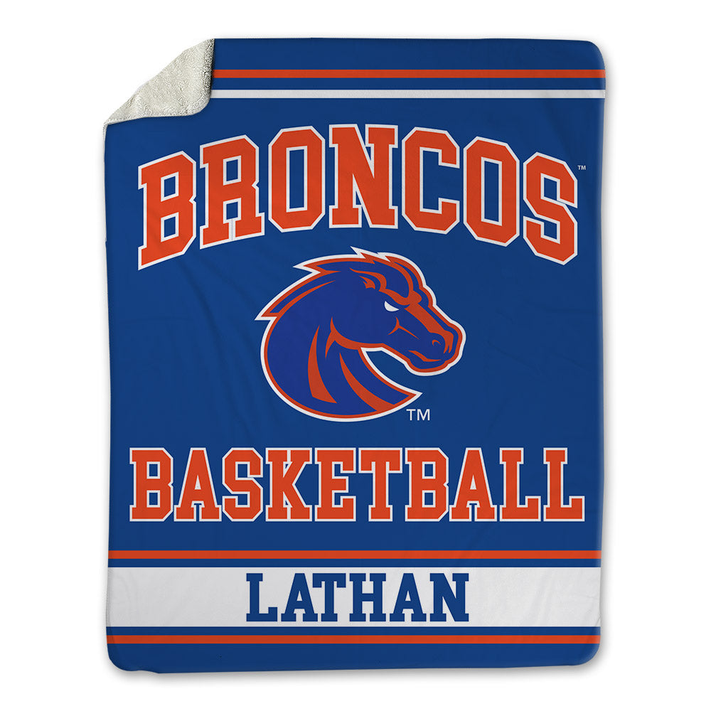 Boise State - NCAA Men's Basketball : Ethan Lathan - Blanket-0