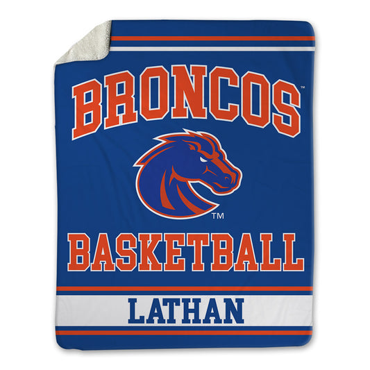 Boise State - NCAA Men's Basketball : Ethan Lathan - Blanket-0