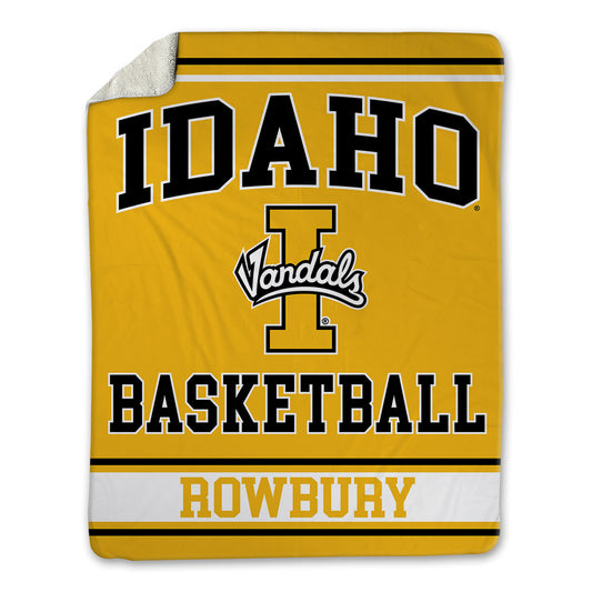 Idaho - NCAA Men's Basketball : Brody Rowbury - Blanket-0