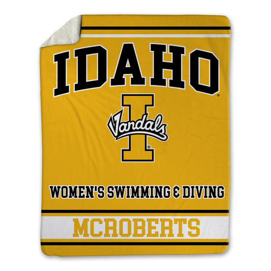 Idaho - NCAA Women's Swimming & Diving : Adelaide McRoberts - Blanket-0