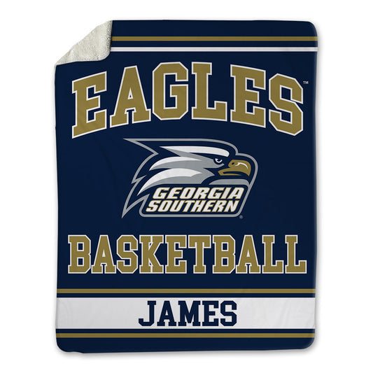 Georgia Southern - NCAA Men's Basketball : Elton James - Blanket-0