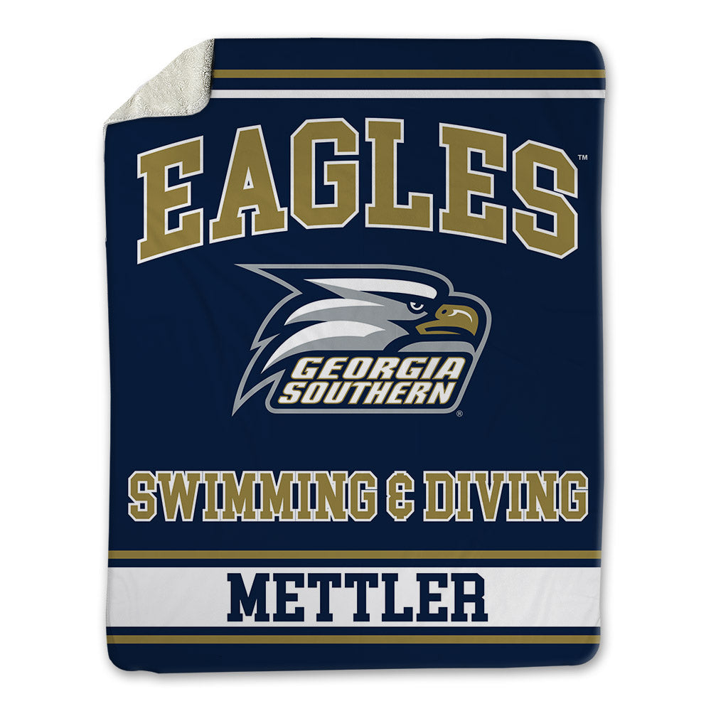 Georgia Southern - NCAA Women's Swimming & Diving : Elle Mettler - Blanket-0