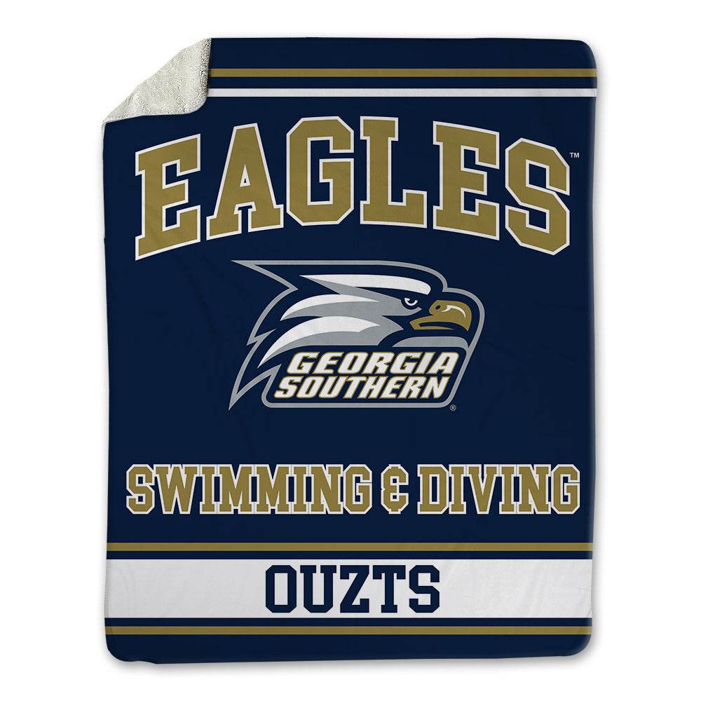 Georgia Southern - NCAA Women's Swimming & Diving : Sally Ouzts - Blanket-0