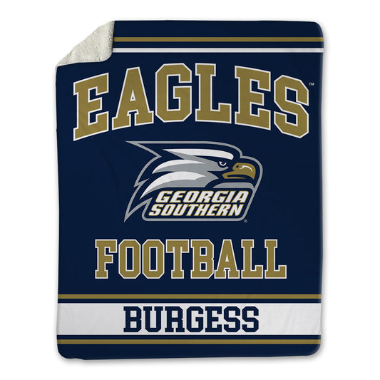 Georgia Southern - NCAA Football : Jalen Burgess - Blanket-0
