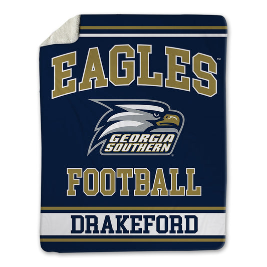 Georgia Southern - NCAA Football : Tylin Drakeford - Blanket-0