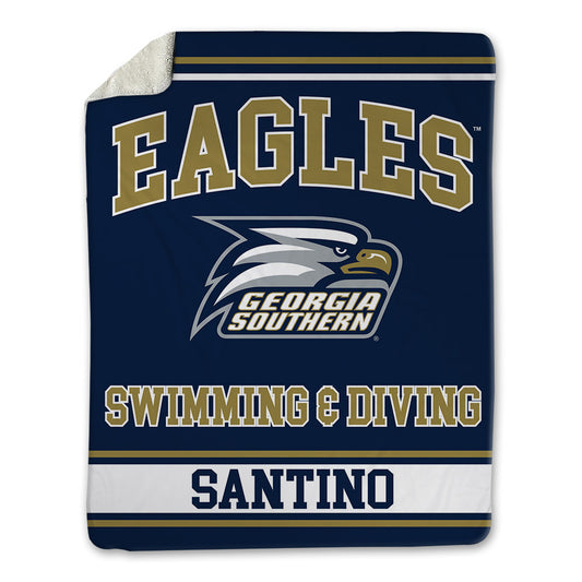 Georgia Southern - NCAA Women's Swimming & Diving : Victoria Santino - Blanket-0