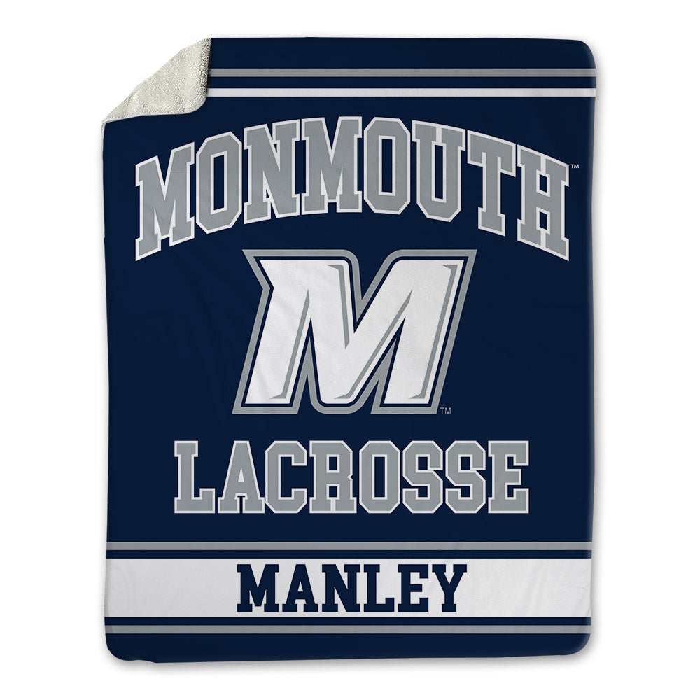 Monmouth - NCAA Men's Lacrosse : Tommy Manley - Blanket-0