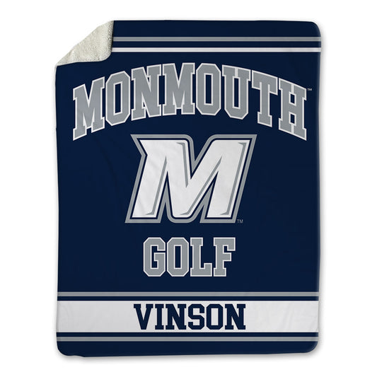 Monmouth - NCAA Men's Golf : Dallas Vinson - Blanket-0