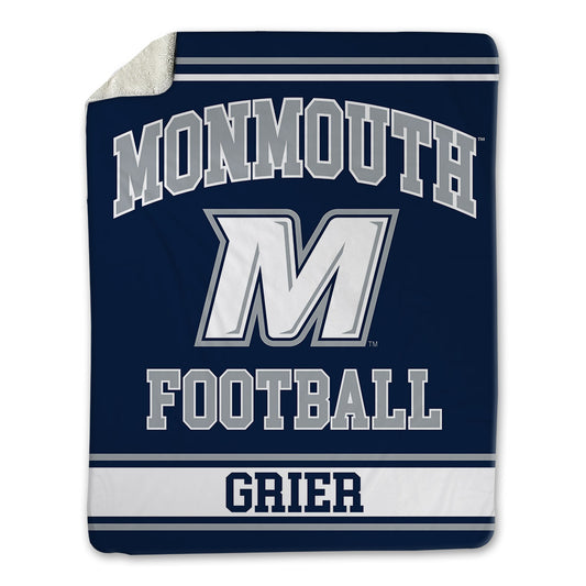 Monmouth - NCAA Football : Isaiah Grier - Blanket-0