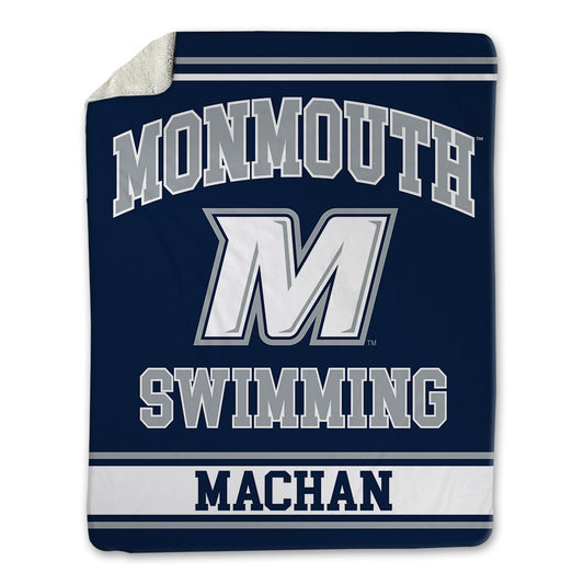 Monmouth - NCAA Men's Swimming : Kvido Machan - Blanket-0