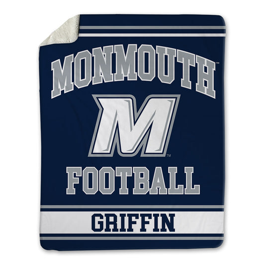 Monmouth - NCAA Football : Justin Griffin - Blanket-0