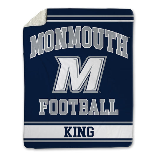 Monmouth - NCAA Football : Luke King - Blanket-0