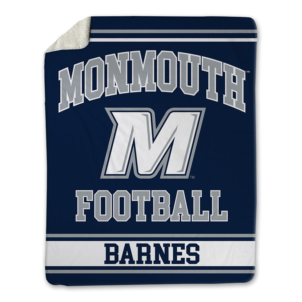 Monmouth - NCAA Football : Avery Barnes - Blanket-0