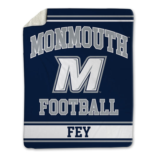 Monmouth - NCAA Football : Donovan Fey - Blanket-0