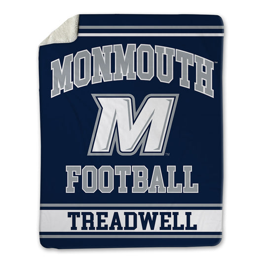 Monmouth - NCAA Football : Nazir Treadwell - Blanket-0