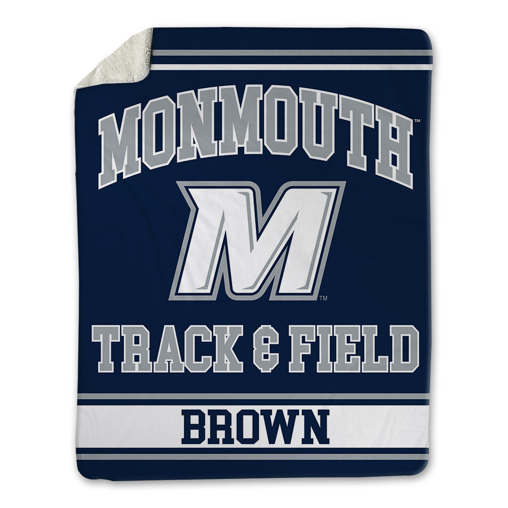 Monmouth - NCAA Men's Track & Field : D'Maari Brown - Blanket-0