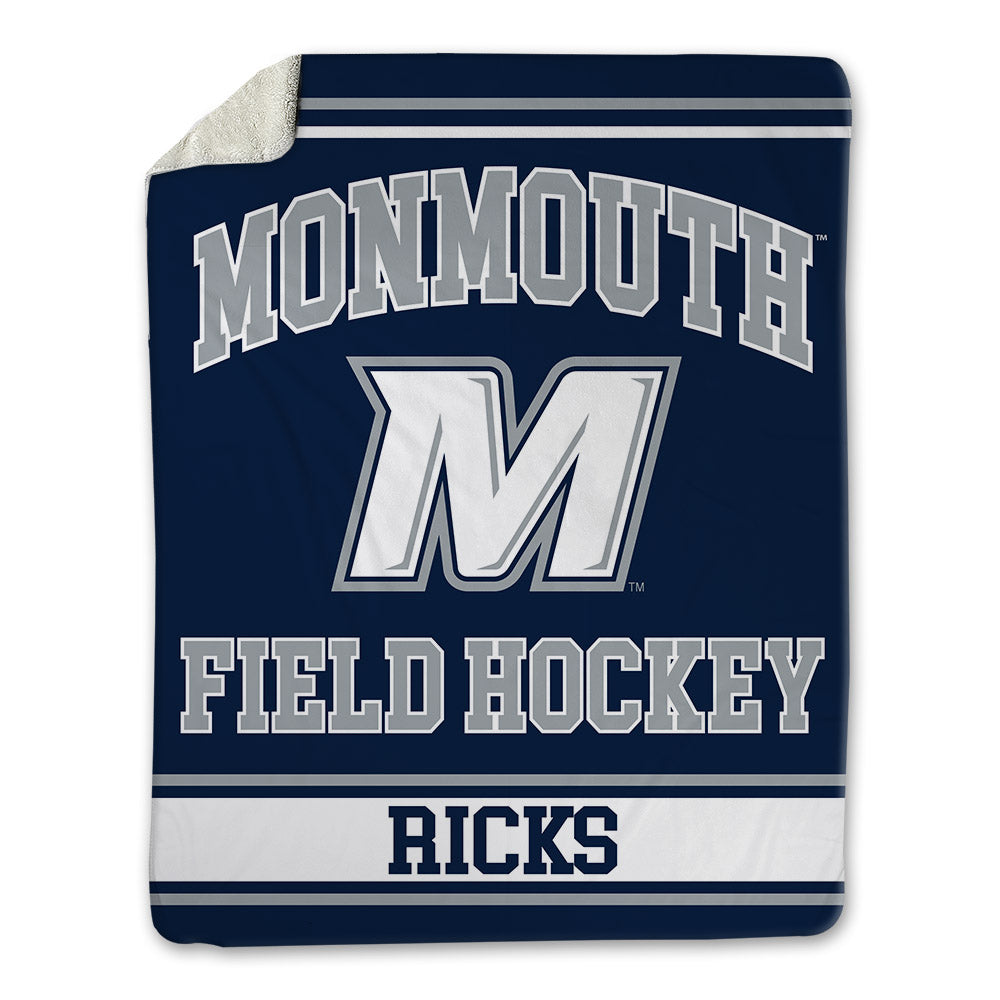 Monmouth - NCAA Women's Field Hockey : Elisabeth Ricks - Blanket-0