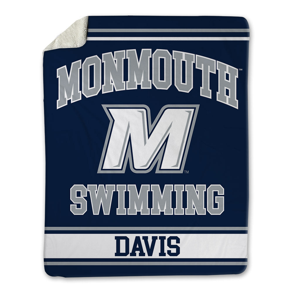 Monmouth - NCAA Men's Swimming : Andrew Davis - Blanket-0