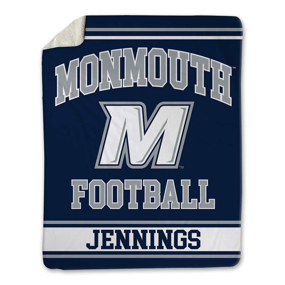 Monmouth - NCAA Football : Elijah Jennings - Blanket-0
