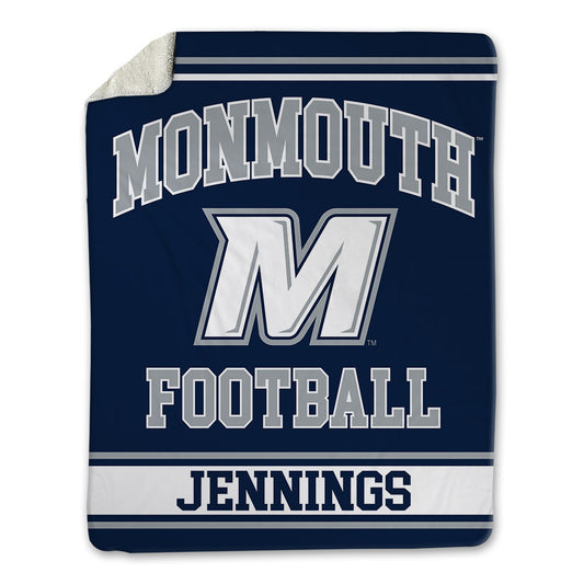 Monmouth - NCAA Football : Elijah Jennings - Blanket-0